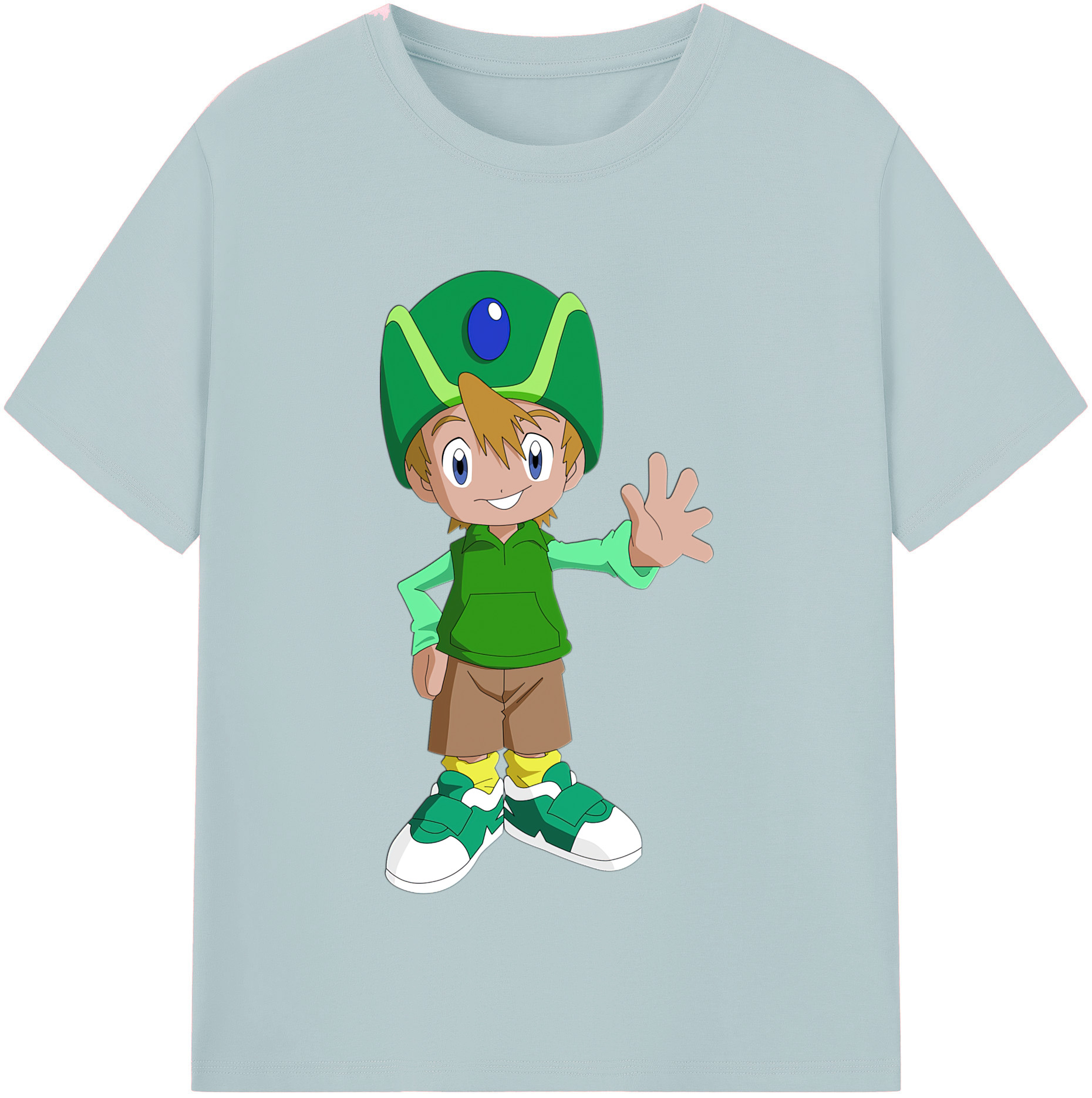 （画像用） Digimon デジタルモンスター/デジモン 綿100％半袖Tシャツ（フロントプリント）